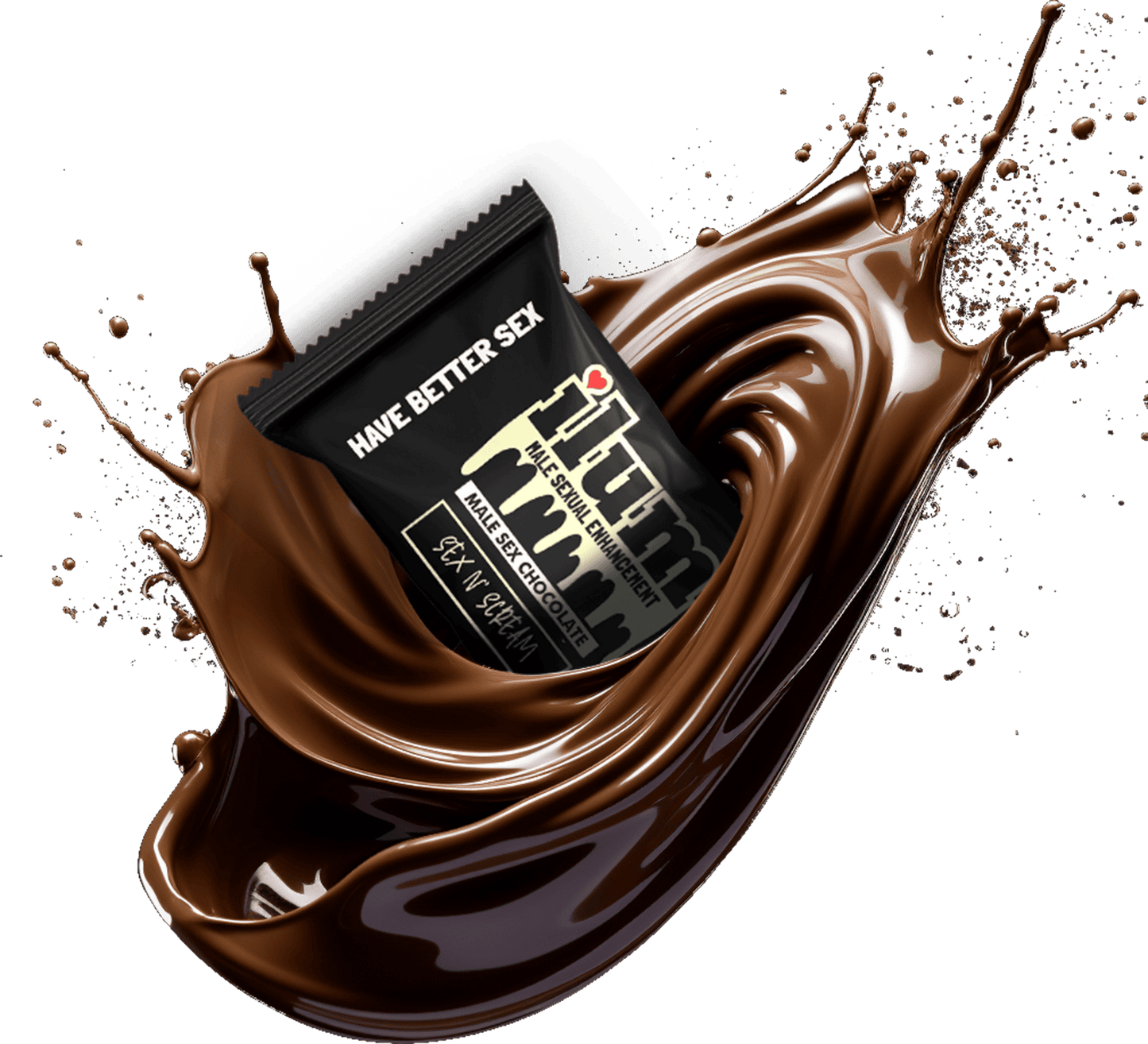 ilum™ Sex Chocolate – Male Enhancement (Cookies & Cream Flavor)
